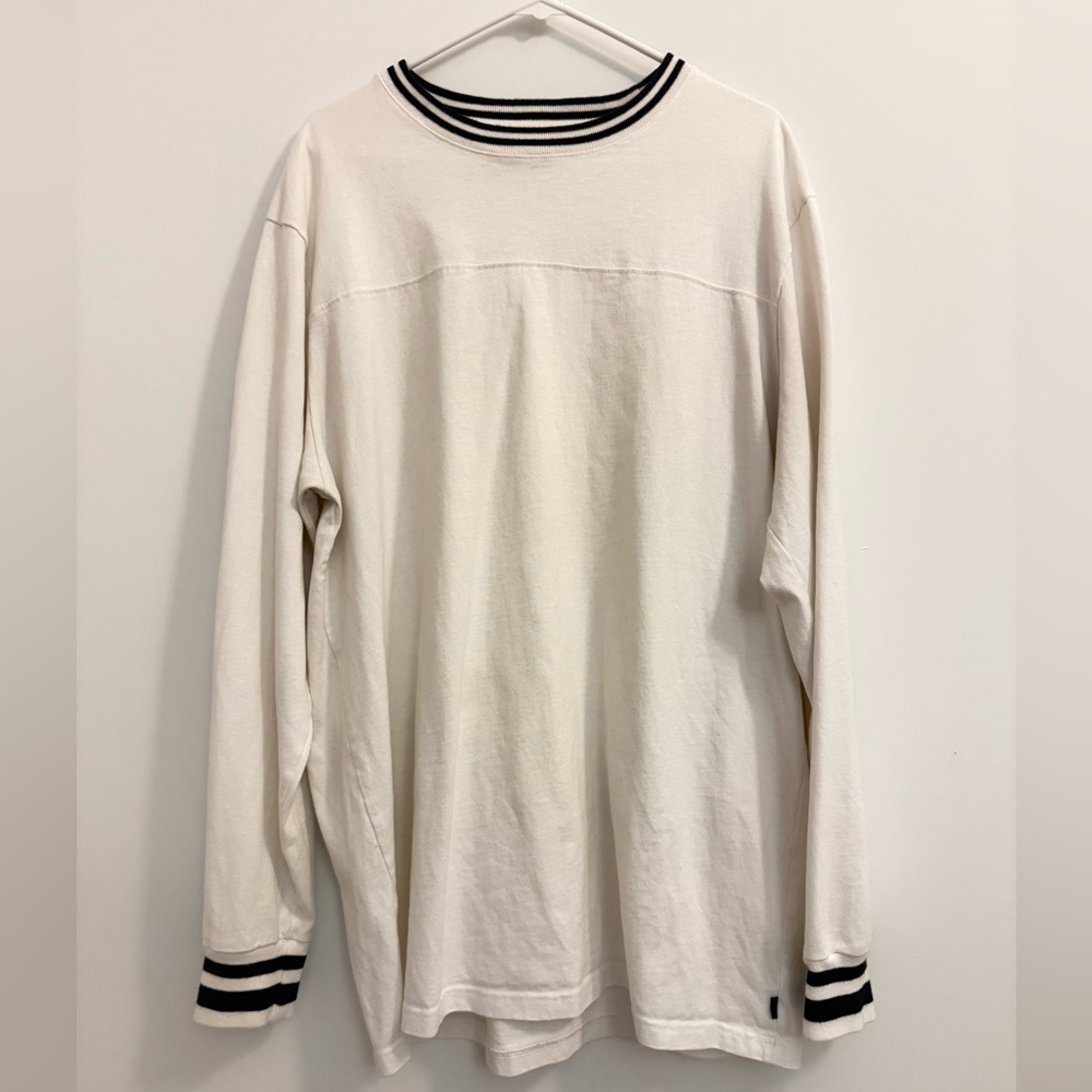 American Eagle Outfitters White Long Sleeve Shirt